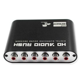 Dts Digital To Analog Audio Decoder Fiber Coaxial To 5.1 Channel Dolby Ac-3 Converter