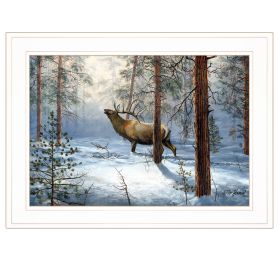 "Breaking the Silence" By Jim Hansen, Ready to Hang Framed Print, White Frame