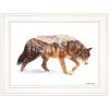 "Arctic Wolf" by Andreas Lie, Ready to Hang Framed Print, White Frame