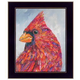 "The Messenger" by lisa Morales, Ready to Hang Framed Print, Black Frame