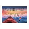 "River Rules" by Lori Deiter, Ready to Hang Framed Print, White Frame