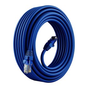 5 Core Ethernet Cable 15 Feet Cat 6 Cord Premium RJ45 Internet Cable Cat6 Compatible w Cat 5 Cat 7 Cat 5e Network Cable - ET 15FT BLU