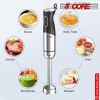 5Core 400W Immersion Hand Blender Multifunctional Electric 9 speed 2 accessories HB 1516