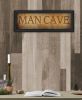 "Man Cave" by Artisan John Jones, Ready to Hang Framed Print, Black Frame