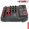 U4 Portable Mini Mixer 4 Channel Audio DJ Console with Sound Card; USB; 48V Phantom Power for PC Recording 5 Core MX 4CH