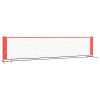 Tennis Net Black and Red 157.5"x39.4"x34.3" Polyester