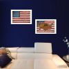 "American Flags Collection" 2-Piece Vignette By Marla Rae, Printed Wall Art, Ready To Hang Framed Poster, White Frame