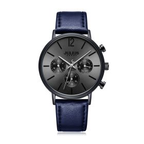 Multi Functional Quartz Waterproof Watch (Color: Blue)