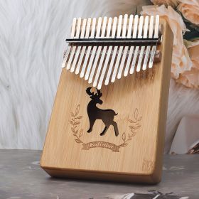 Thumb Piano Kalimba 217-tone Finger Piano For Beginners Getting Started Musical Instrument Kalimba Finger Piano OEM Customization (Option: Bamboo Fawn)