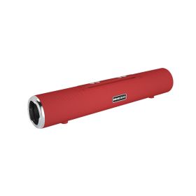 Wireless Long Subwoofer Bluetooth Speaker (Color: Red)