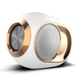 X6 Bluetooth Speaker Subwoofer Wireless (Color: White)