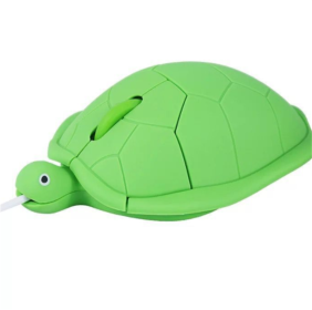 Tortoise Light Sliding Creative Wired Mouse (Option: Green-USB)