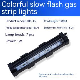 Fish Tank Light Waterproof Aquarium Bubble Light Fish Tank Lighting Aquarium Diving Underwater Lamp (Option: DB15-American Standard)