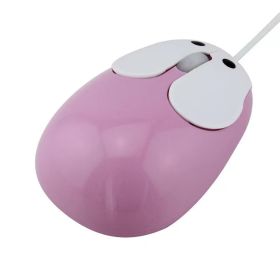 Animal Mouse Cute Rabbit Wired Photoelectric (Option: Pink Wired Rabbit Mouse)