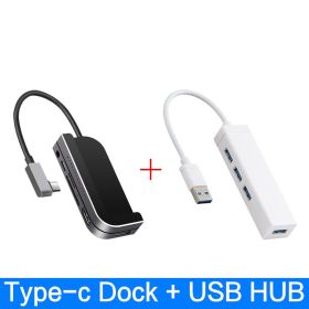 Docking Station Type-c Converter USB Reader HDMI (Option: Docking Station and Splitter)