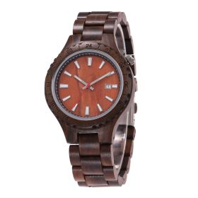 Vintage Casual Wood Watch Fashion (Option: SJS1597 Mens Style)