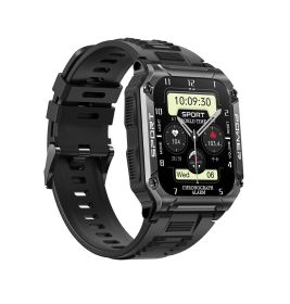 Smartwatch 1.95 Screen Bluetooth Talk Compass (Option: Black-USB)