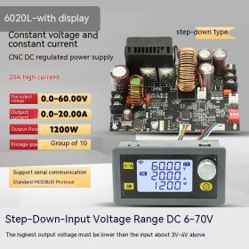 High-power Adjustable Step-down DC 60V20A WIFI Remote APP Communication Switching Power Supply (Option: With Display And Wireless-Power Module 1-1)