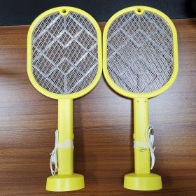 Electric Mosquito Swatter Rechargeable Household Mosquito Killer Lamp (Option: Yellow 2 In 1-Wholesale Price)