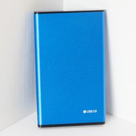 Mechanical SSD Notebook Hard Drive Box Aluminum Alloy (Color: Blue)