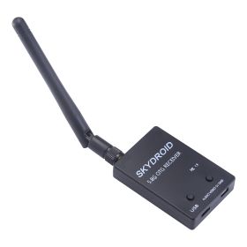 Glasses Video Capture 5.8G Mobile Phone Image Transmission Reception (Option: Black single antenna)