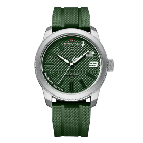 Fashion Junior High School Men's Quartz Watch (Color: Green)