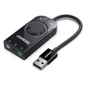 USB Sound Card External Independent Audio Converter (Option: Wire length 15CM-USB)