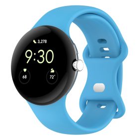 Applicable To Google Smart Watch Strap (Option: Sky Blue-Google Pixel Watch2)