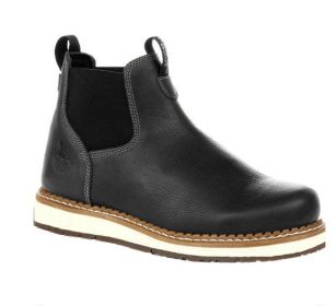 Foreign Trade New European And American Men's Elastic Ankle Boots (Option: Black-39)