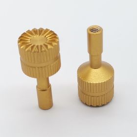 Remote Control Aluminum Alloy Joystick (Color: Gold)