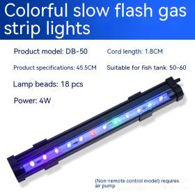 Fish Tank Light Waterproof Aquarium Bubble Light Fish Tank Lighting Aquarium Diving Underwater Lamp (Option: DB50-European Standard)