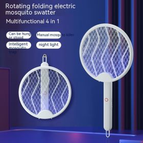 Electric Mosquito Swatter Rechargeable Household Mosquito Killer Lamp (Option: Thor Folded White-Wholesale Price)