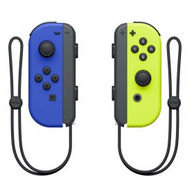 Wireless Switch Controller Joys Con Gamepad For Switch Control With Straps Dual Vibration Joysticks For Switch Joypad (Color: Blue yellow)