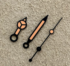 Black Edge Green Luminous Watch Needles (Option: Black Edge Orange)