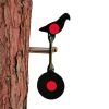 Wingswinmax Small Spinner Air Gun Target; Screwed-Type Steel Plinking Target; Bird Bb Slingshot Target