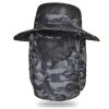 Fishing Hat; Waterproof Sun Protection Boonie Hat For Outdoor Safari Hunting Hiking Gardening