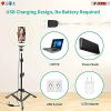 LED TIK Tok Ring Light with Tripod Stand Phone Holder Ringlight Stand for Makeup Tiktok Live Zoom Halo Light