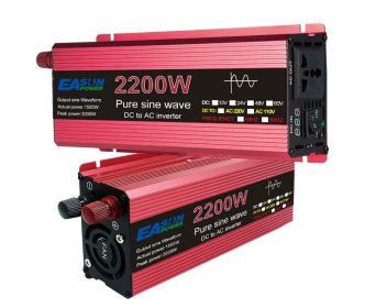 Electric On-board Power Converter (Option: Red-US-2200w)