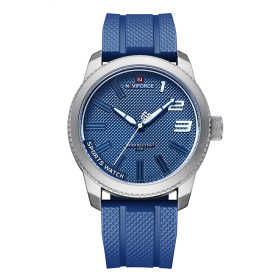 Fashion Junior High School Men's Quartz Watch (Color: Blue)