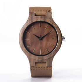 Wooden Watch In European And American Style (Option: A136)